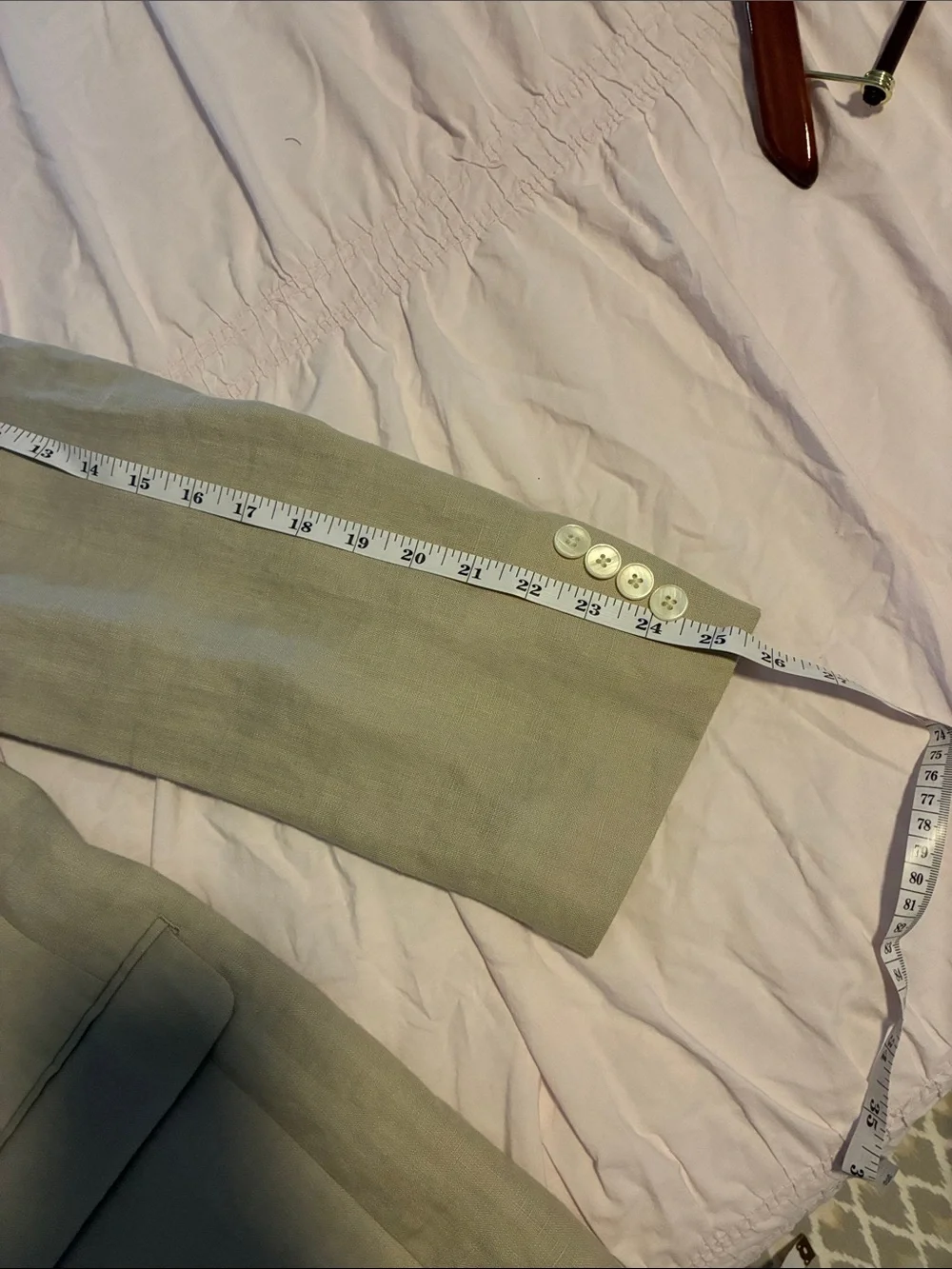 Light Beige Linen Blazer